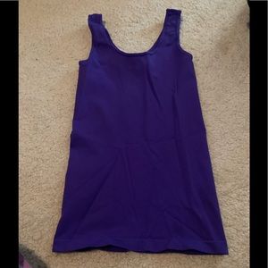 Bebe dark purple tank top